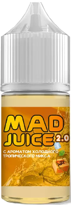 Жидкость для ЭСДН Mad juice SALT 30мл 20мг Холодный Тропический микс