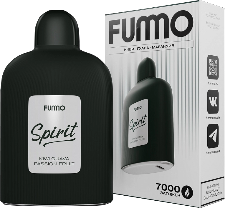 ЭСДН FUMMO SPIRIT 7000 2% Kiwi Guava Passionfruit (Киви Гуава Маракуйя)