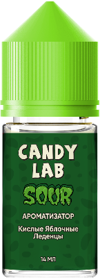 Ароматизатор для 30мл CandyLab SOUR "Acid Apple" (Кислые Яблочные Леденцы)