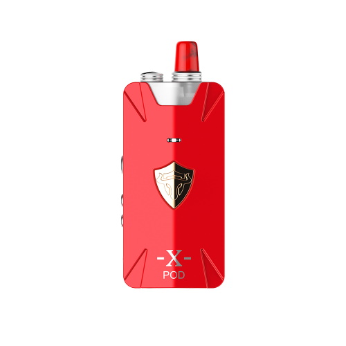 THC Tauren X Pod Kit 1000mAh Red, With Mesh Coil