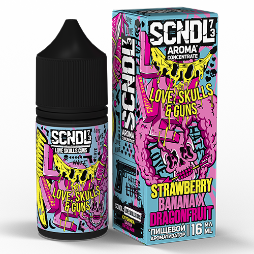 Ароматизатор для 14мл SCNDL Love Skulls Guns