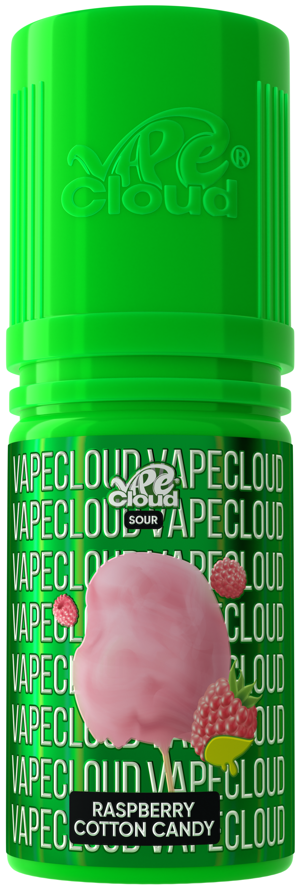 Жидкость для ЭСДН Vape Cloud Sour SALT 30мл 20мг Raspberry Cotton Candy