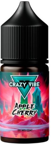 Жидкость для ЭСДН CRAZY VIBE SALT 3мл 20мг Apple Cherry (Яблоко вишня)