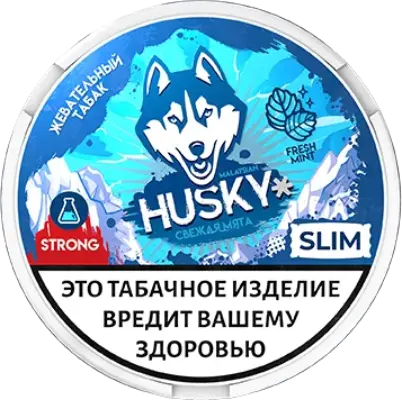Жевательный табак HUSKY (FRESH MINT) STRONG SLIM М