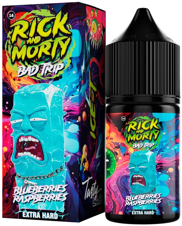 Черника Малина 20мг Hard RICK AND MORTY BAD ACID SALT 30мл Жидкость
